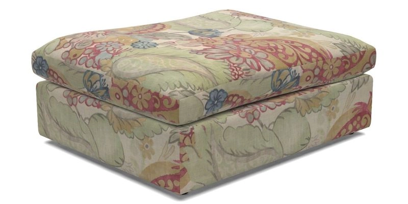 Big Softie Footstool in Two Tone Plain Biscuit