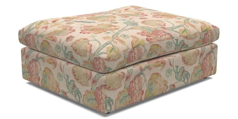 Big Softie Footstool in Two Tone Plain Biscuit