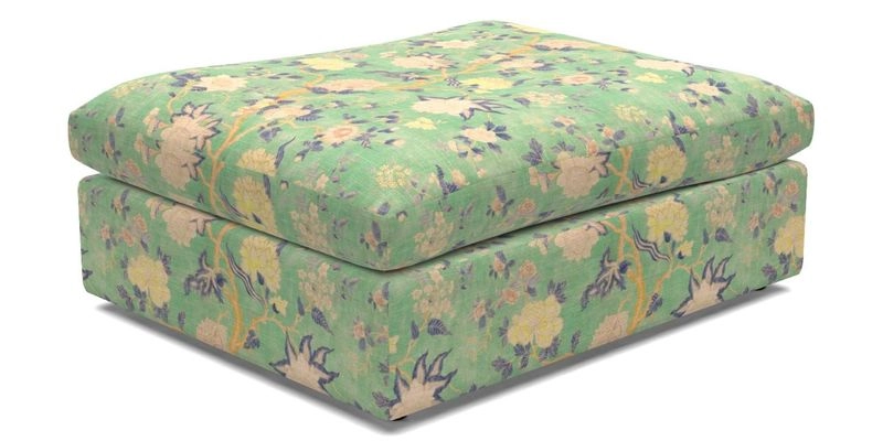 Big Softie Footstool in Two Tone Plain Biscuit