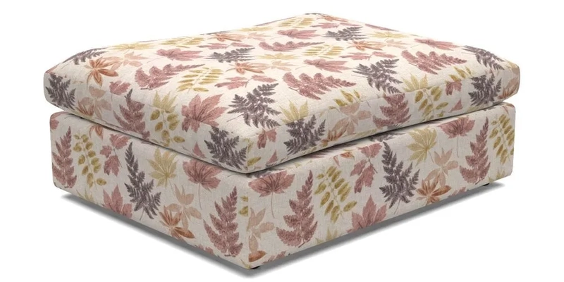 Big Softie Footstool in Two Tone Plain Biscuit
