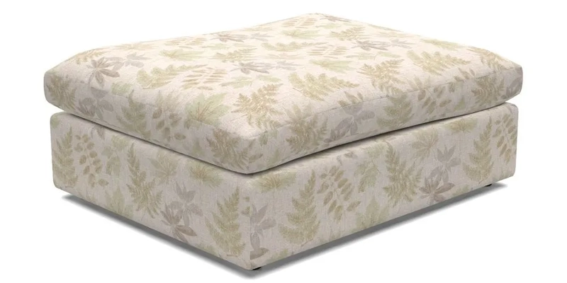 Big Softie Footstool in Two Tone Plain Biscuit