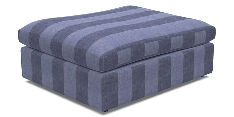 Big Softie Footstool in Two Tone Plain Biscuit