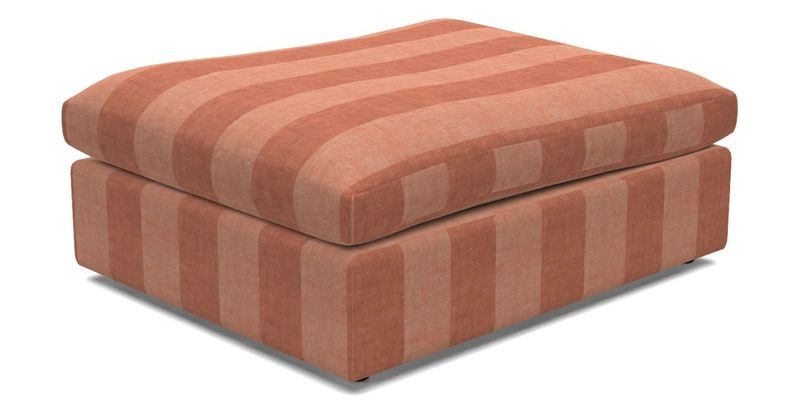 Big Softie Footstool in Two Tone Plain Biscuit