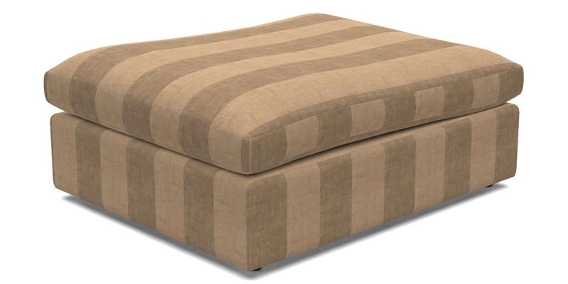 Big Softie Footstool in Two Tone Plain Biscuit