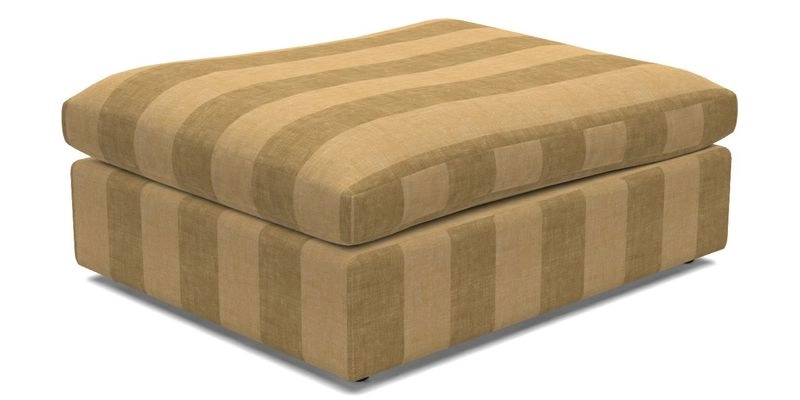 Big Softie Footstool in Two Tone Plain Biscuit