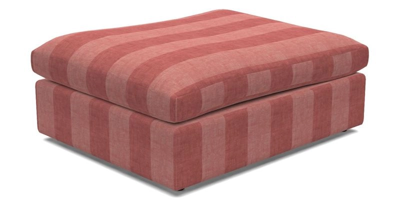 Big Softie Footstool in Two Tone Plain Biscuit