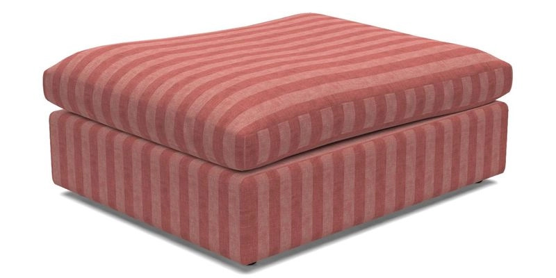 Big Softie Footstool in Two Tone Plain Biscuit