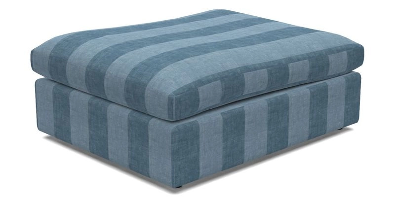 Big Softie Footstool in Two Tone Plain Biscuit