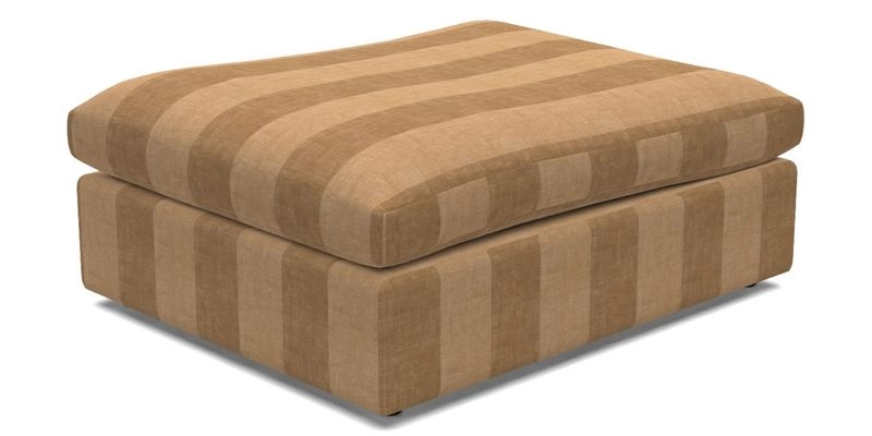 Big Softie Footstool in Two Tone Plain Biscuit