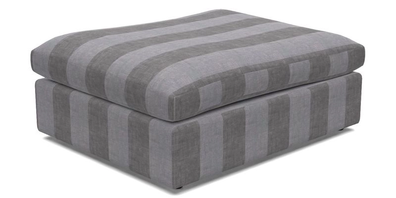 Big Softie Footstool in Two Tone Plain Biscuit