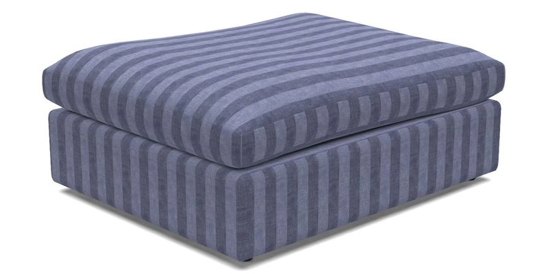Big Softie Footstool in Two Tone Plain Biscuit
