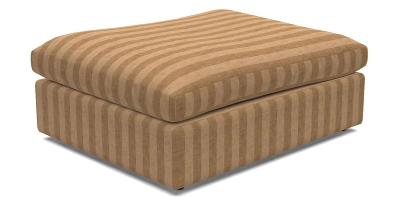 Big Softie Footstool in Two Tone Plain Biscuit
