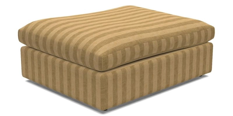 Big Softie Footstool in Two Tone Plain Biscuit