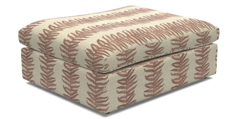 Big Softie Footstool in Two Tone Plain Biscuit
