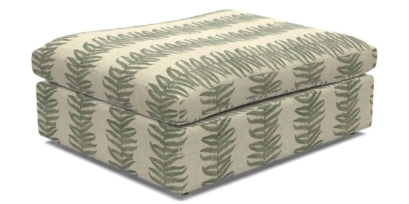 Big Softie Footstool in Two Tone Plain Biscuit