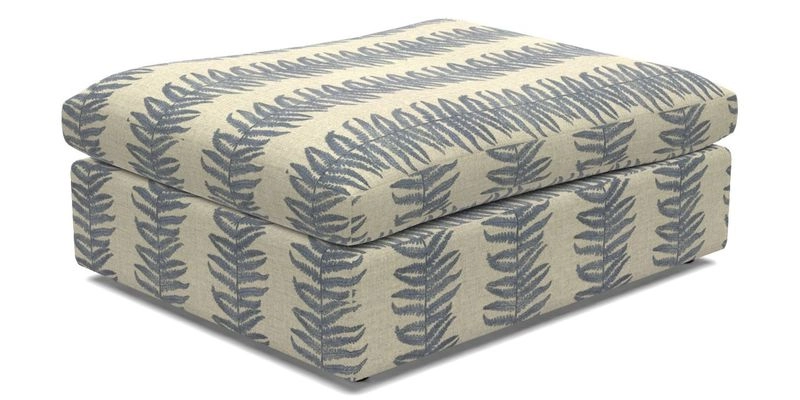 Big Softie Footstool in Two Tone Plain Biscuit