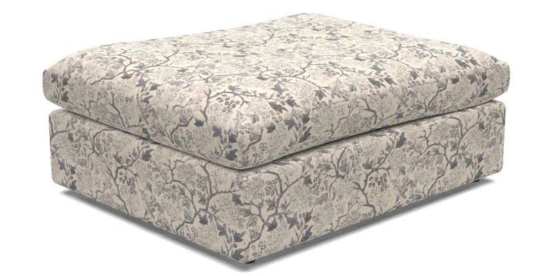 Big Softie Footstool in Two Tone Plain Biscuit