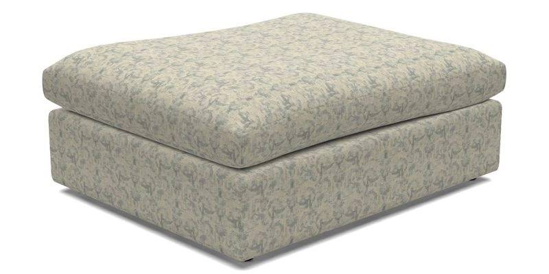 Big Softie Footstool in Two Tone Plain Biscuit