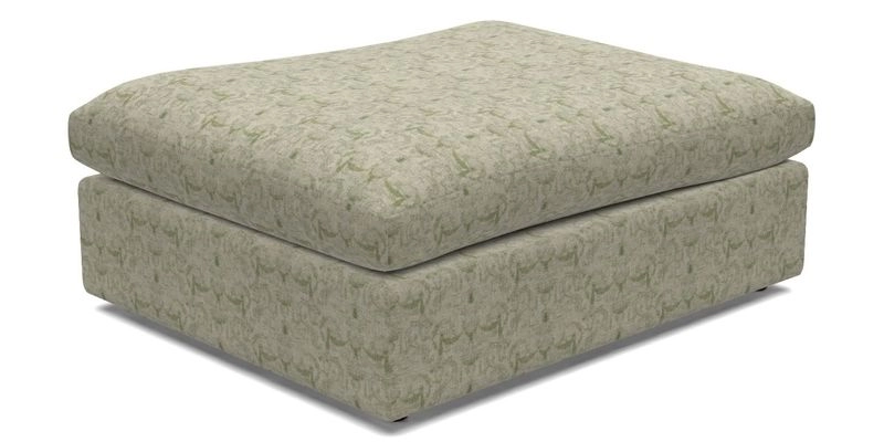 Big Softie Footstool in Two Tone Plain Biscuit