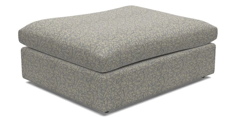 Big Softie Footstool in Two Tone Plain Biscuit