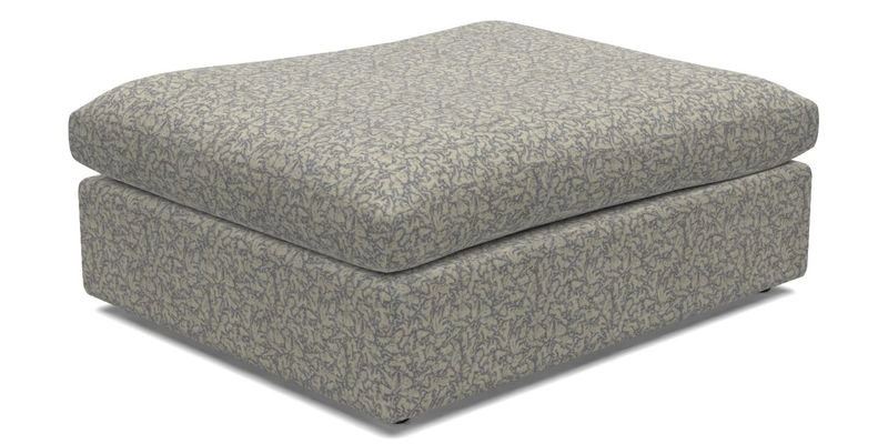 Big Softie Footstool in Two Tone Plain Biscuit