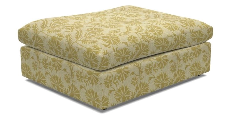 Big Softie Footstool in Two Tone Plain Biscuit