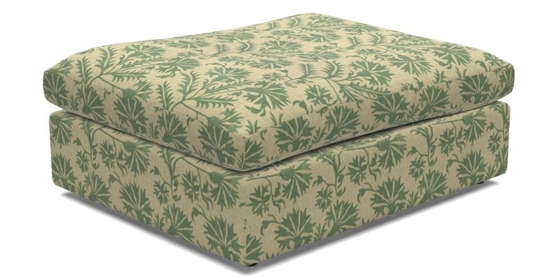 Big Softie Footstool in Two Tone Plain Biscuit