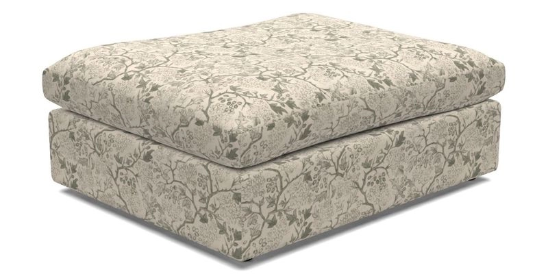 Big Softie Footstool in Two Tone Plain Biscuit