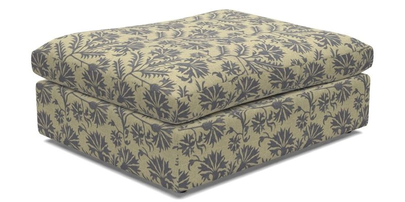Big Softie Footstool in Two Tone Plain Biscuit