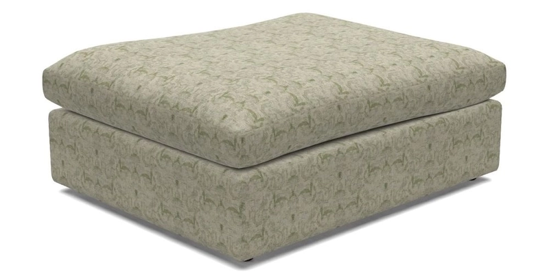 Big Softie Footstool in Two Tone Plain Biscuit