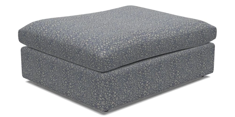 Big Softie Footstool in Two Tone Plain Biscuit