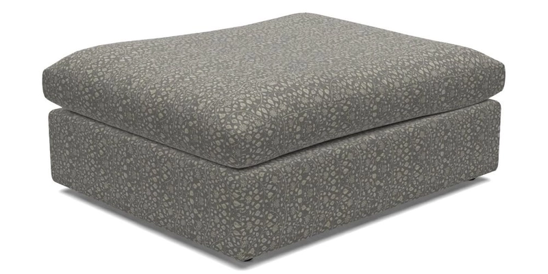 Big Softie Footstool in Two Tone Plain Biscuit