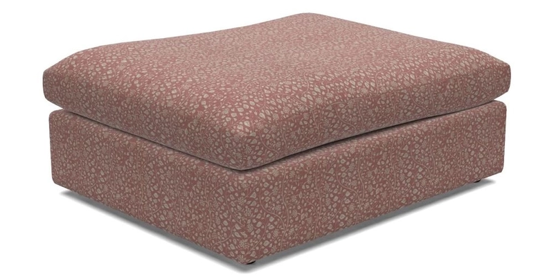 Big Softie Footstool in Two Tone Plain Biscuit