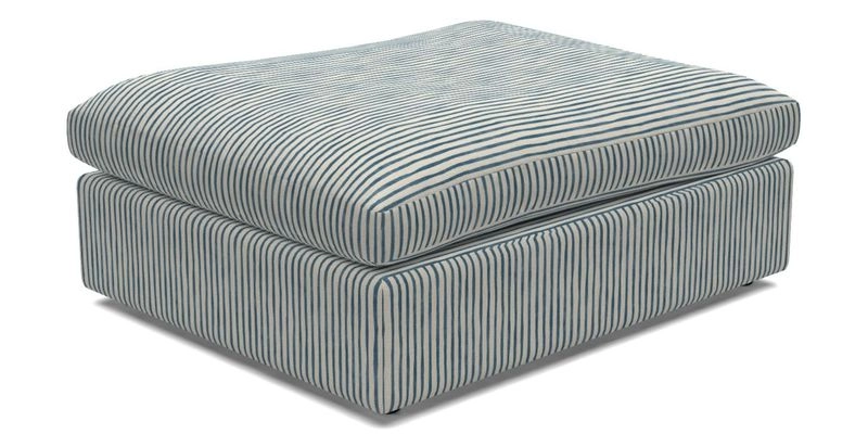 Big Softie Footstool in Two Tone Plain Biscuit