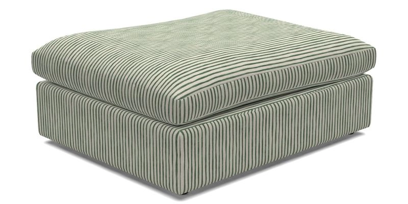 Big Softie Footstool in Two Tone Plain Biscuit
