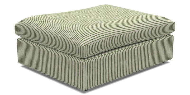 Big Softie Footstool in Two Tone Plain Biscuit