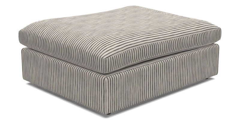 Big Softie Footstool in Two Tone Plain Biscuit