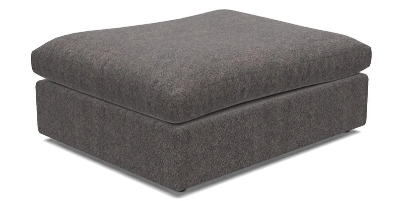 Big Softie Footstool in Two Tone Plain Biscuit