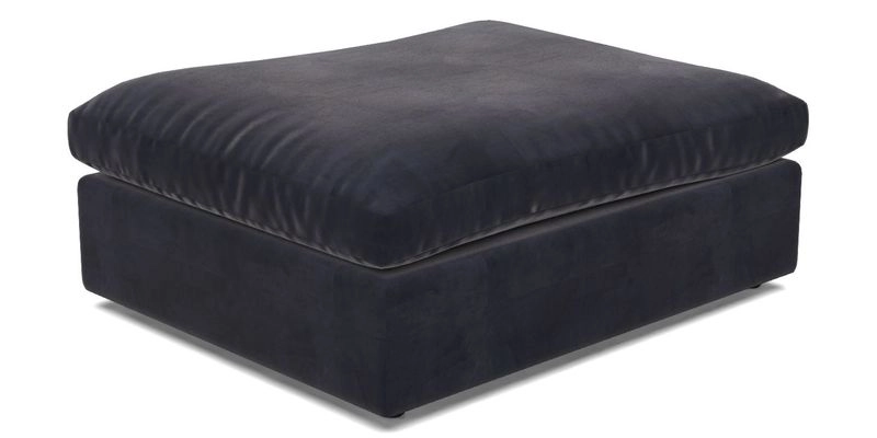 Big Softie Footstool in Two Tone Plain Biscuit