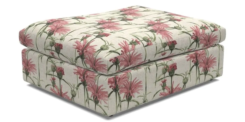 Big Softie Footstool in Two Tone Plain Biscuit
