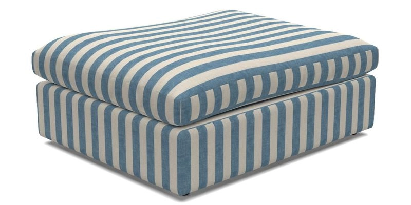 Big Softie Footstool in Two Tone Plain Biscuit