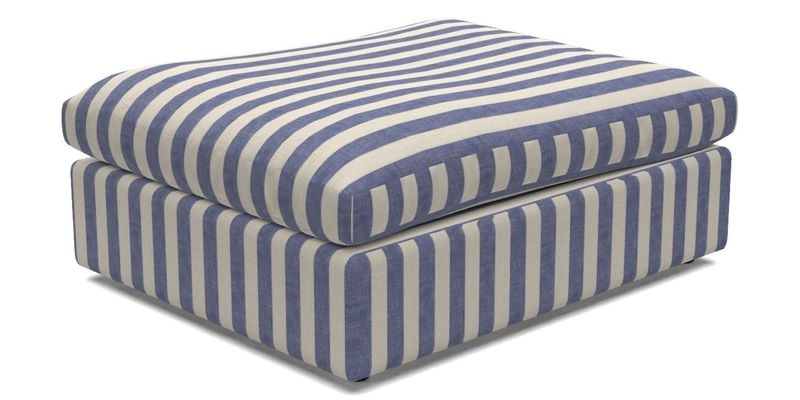 Big Softie Footstool in Two Tone Plain Biscuit