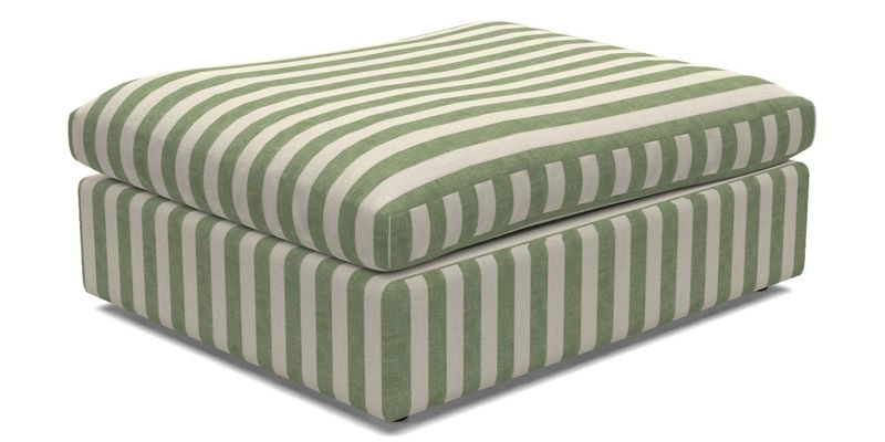 Big Softie Footstool in Two Tone Plain Biscuit