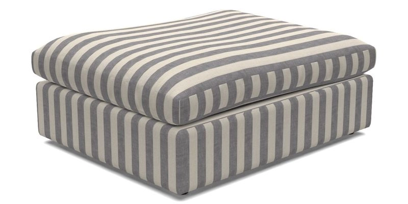 Big Softie Footstool in Two Tone Plain Biscuit