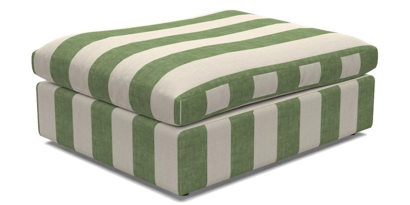 Big Softie Footstool in Two Tone Plain Biscuit
