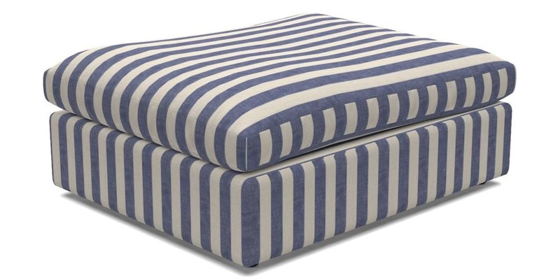 Big Softie Footstool in Two Tone Plain Biscuit