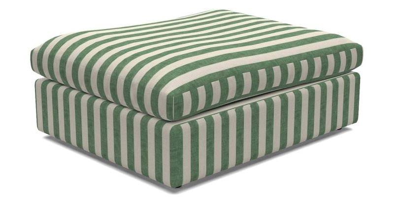 Big Softie Footstool in Two Tone Plain Biscuit