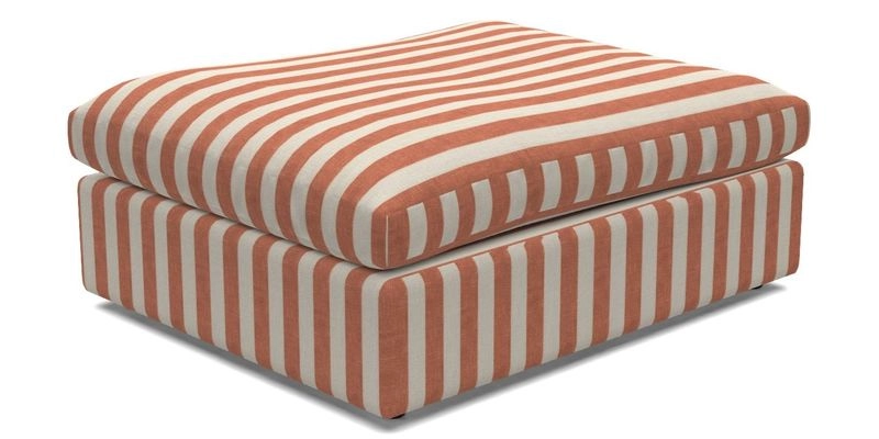 Big Softie Footstool in Two Tone Plain Biscuit
