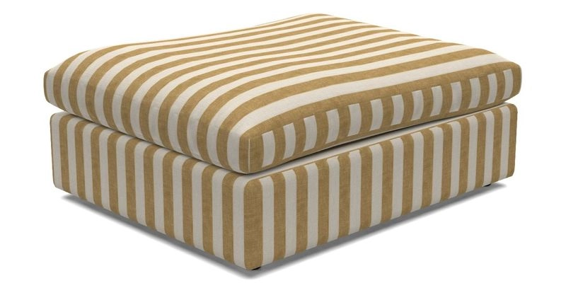 Big Softie Footstool in Two Tone Plain Biscuit