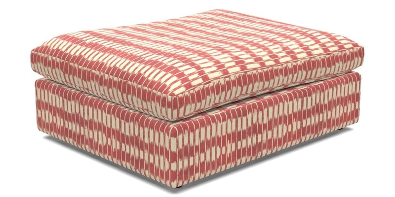 Big Softie Footstool in Two Tone Plain Biscuit